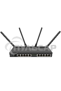 Маршрутизатор MIKROTIK RB4011iGS+5HacQ2HnD-IN 10x10/100/1000 LAN, 1 SFP+, 2,4Ghz/5Ghz, 802.11a/b/g/n/ac