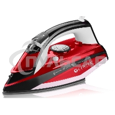 Утюг Centek CT-2344 RED 2400Вт, керамическая подошва, мощный паровой удар, самоочистка, 330мл