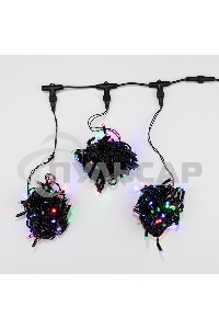 Гирлянда Neon-night LED ClipLight 24V, 3 нити по 10 метров, цвет диодов мульти