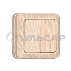 Выключатель 2-кл. ОП Олимп 10А сосна UNIVersal 5560834 Выключатель 2-кл. ОП Олимп 10А сосна UNIVersal 5560834