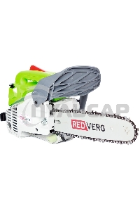 Бензопила RedVerg RD-GC25-12 1,4лс/1,0кВт; 25 куб.см; шина-30см; шаг-3/8; толщина паза-1,3мм; кол-во .вед зв.- 45; одноручная; вес-4,8 кг
