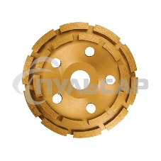 Чашка алмазная Matrix зачистная, 180 мм, двухрядная