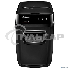 Шредер Fellowes AutoMax 150C FS-46801(01/02)* (секр.P-4)/фрагменты 4x38 мм,/150лист./32лтр./Уничт:скрепки, скобы, пл.карты,CD диски