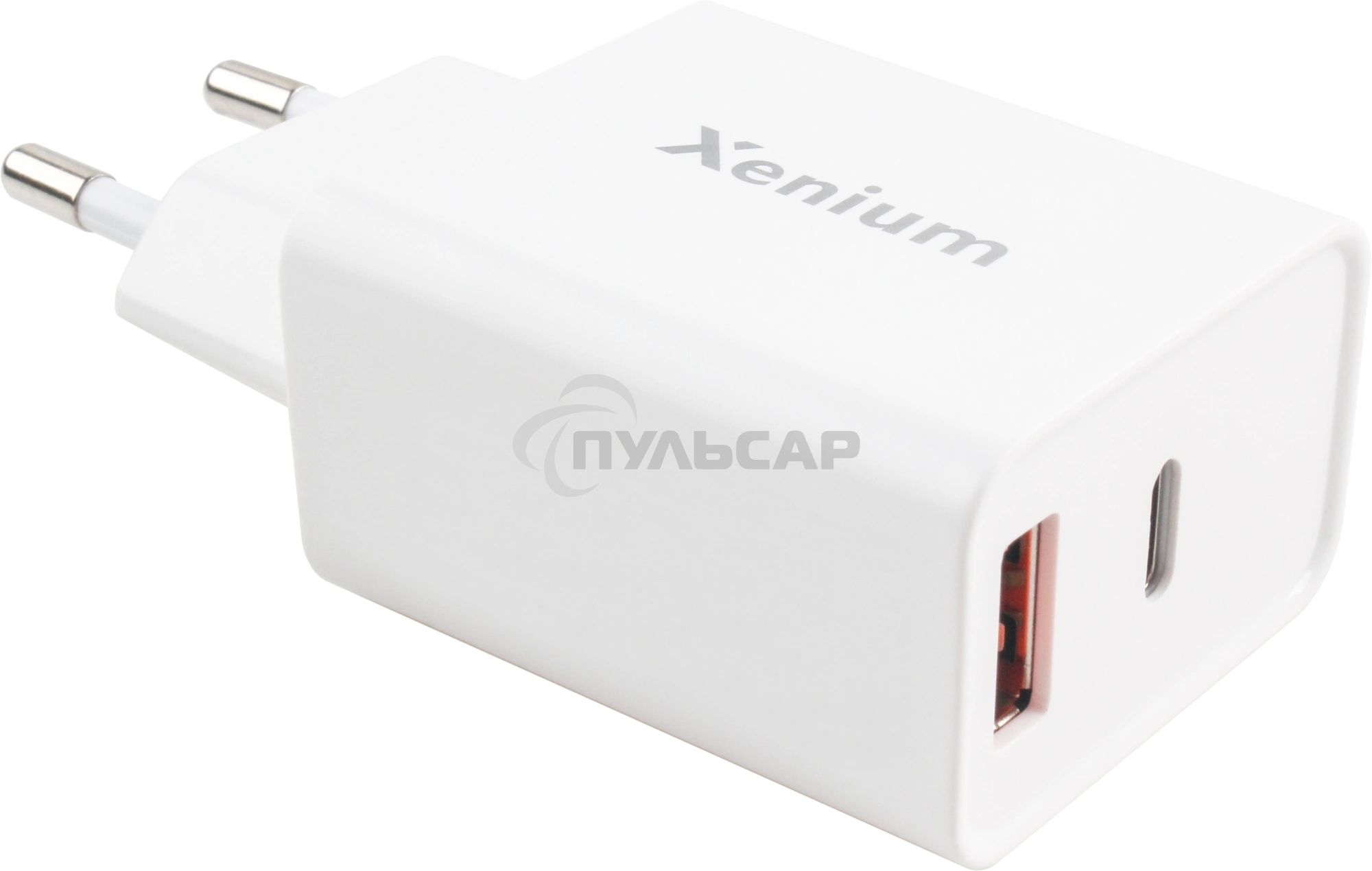 Сетевое зарядное устройство Xenium X332 25W 3A (PD+QC) (CCX332CW/00)