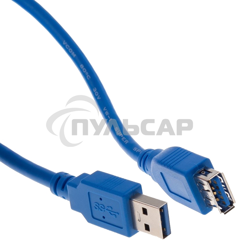 Кабель AM/AF USB3.0 5.0м VCOM удлинитель USB 3.0, VUS7065-5M