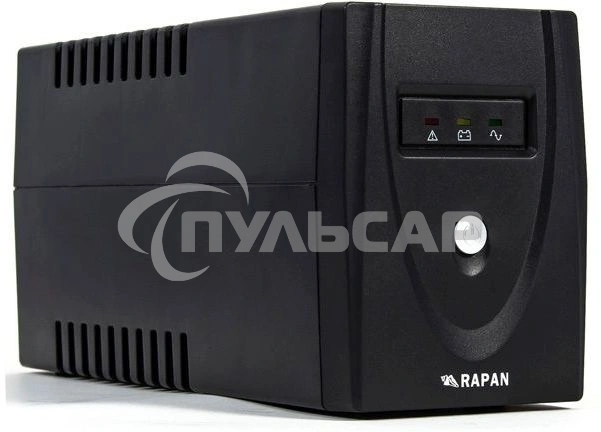Источник питания RAPAN-UPS 1000 220В 1000ВА/600Вт меандр с АКБ 2х7А·ч интерактивный RAPAN-UPS 1000 power supply 220V 1000VA / 600W meander with battery 2x7Ah interactive