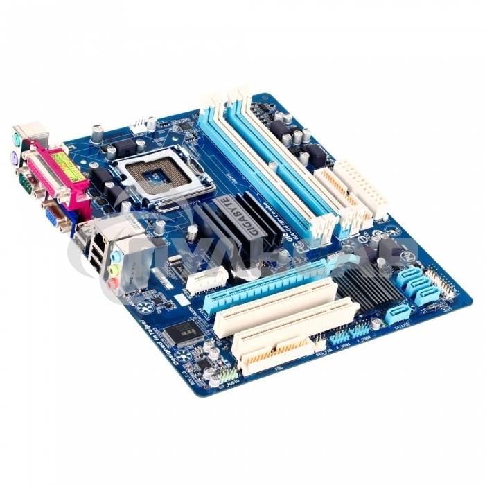 Материнская плата Gigabyte GA-G41M-COMBO-GQ (rev.3), LGA 775, Intel G41, 4xDDR2/DDR3, 4xSATA, 1xPCIe 1.1 x16, 1xPCIe 1.1 x1, 1xVGA, 1x 1Gb LAN, 4xUSB 2.0, 3x3.5 мм, 5.1, Micro ATX