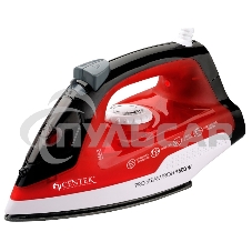 Утюг Centek CT-2347 RED 1800Вт, антипригар. подошва, паровой удар, самоочистка, 200мл