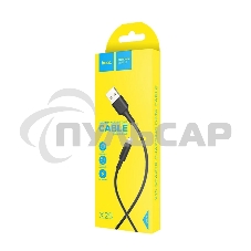 Кабель USB 2.0 HOCO X25, AM/Lightning M, черный, 1м