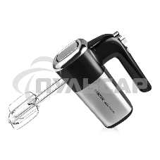 Миксер Centek CT-1120 черный/сталь 1200Вт, 5 скоростей+турбо, взбивание/замешивание