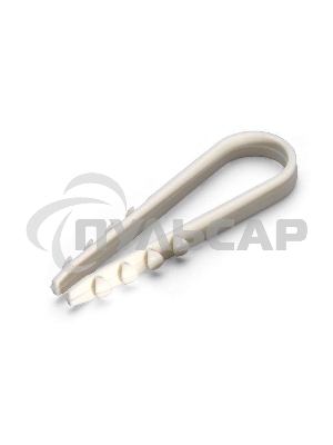 Дюбель-хомут ДХ 5-10 для круглого кабеля нейлон белый (уп.100шт) Fortisflex 56866