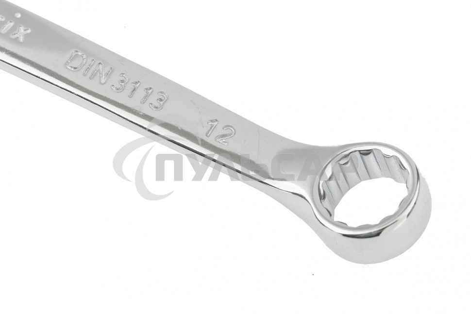 Ключ комбинированный Matrix, 12 мм, CrV, полированный хром