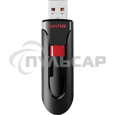Флешка USB 256 Gb SanDisk CZ60 Cruzer Glide, USB 2.0, черный