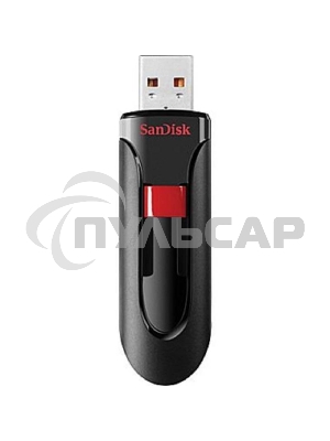 Флешка USB 256 Gb SanDisk CZ60 Cruzer Glide, USB 2.0, черный