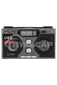 Радиоприемник портативный Сигнал БЗРП РП-306 черный USB SD