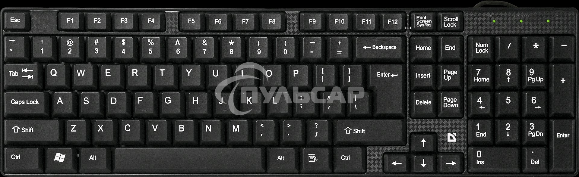 Клавиатура проводная Defender Accent SB-720, USB, черный