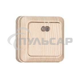 Выключатель 1-кл. ОП Олимп 10А с индик. сосна UNIVersal 5560827