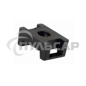 Площадка для крепления стяжки 16х22.2мм черный (уп.100шт) Rexant 07-2103