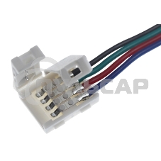 Коннектор соединительный (2 разъема) для RGB светодиодных лент шириной 10 мм, длина 15 см LAMPER