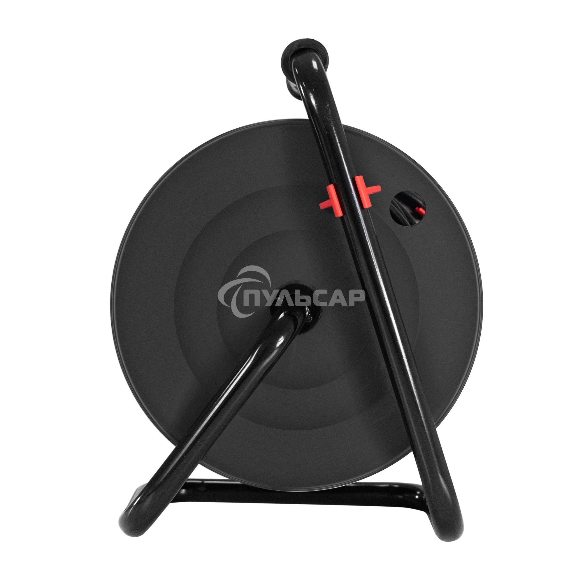 Удлинитель на катушке ExeGate industrial ECS-10-2-25 (4 евророзетки, IP20, 25м, защита от детей, защита от перегрузки, 2х1,0мм2, 10А/2.3кВт)