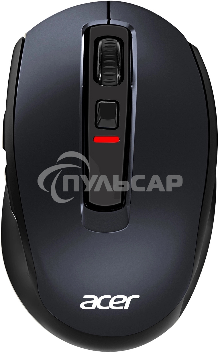 Мышь беспроводная Acer OMR060 черный, 1600 dpi, радиоканал, USB, кнопки - 6