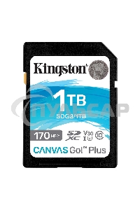 Карта памяти Kingston 1Tb SDXC Canvas Go Plus 170R C10 UHS-I U3 V30/ Kingston 1Tb SDXC Canvas Go Plus 170R C10 UHS-I U3 V30