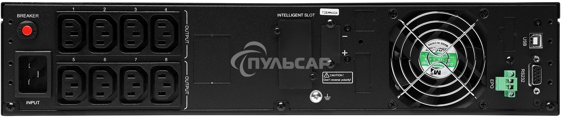 Источник бесперебойного питания Ippon Pacific 3000 2700Вт 3000ВА черный