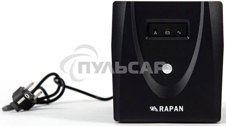 Источник питания RAPAN-UPS 1000 220В 1000ВА/600Вт меандр с АКБ 2х7А·ч интерактивный RAPAN-UPS 1000 power supply 220V 1000VA / 600W meander with battery 2x7Ah interactive