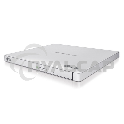 Оптический привод DVD-RW LG GP57EW40 белый USB slim внешний RTL