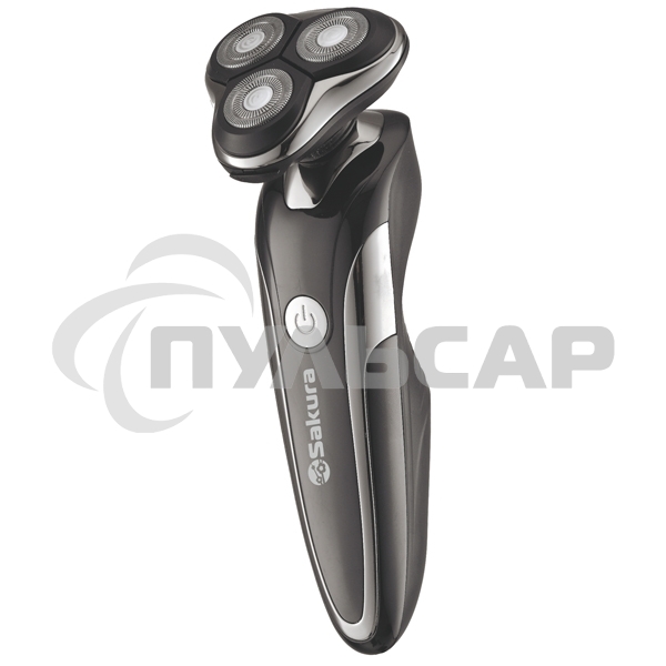 Электробритва Sakura SA-5425BK 3гол триммер влаж.бритье