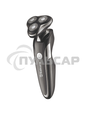 Электробритва Sakura SA-5425BK 3гол триммер влаж.бритье