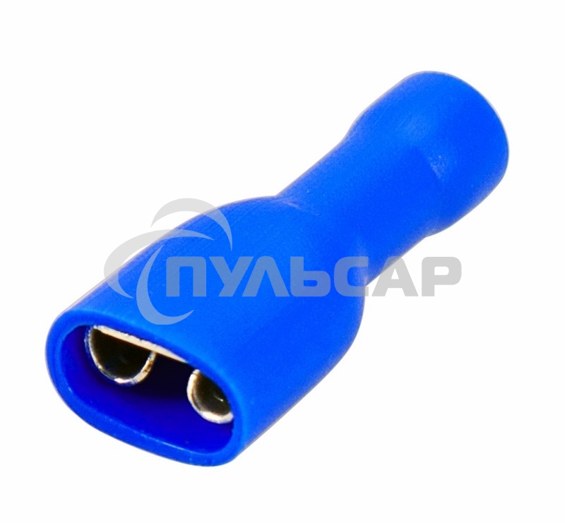 Клемма плоская полностью изолированная гнездо 6.6 мм 1.5-2.5 мм² (РППи-м 2.5-(6.3)) Rexant