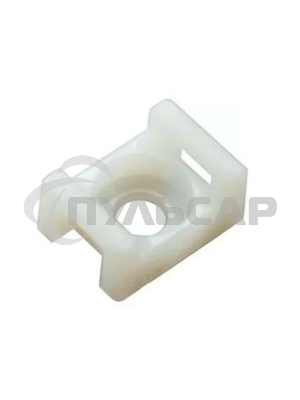 Площадка для крепления стяжки Rexant (ПС-2) 22x16 мм, белая, упаковка 100 шт.