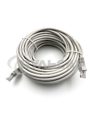 Патч-корд Buro UTP cat5E 20м серый RJ-45 (m)-RJ-45 (m)