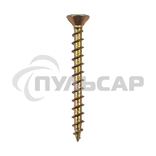 Саморез оконный KRANZ острый, 4.1х40, желтый цинк, короб (500 шт./уп.)