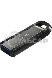 Флешка USB R/W 256 Gb SanDisk CZ810 Extreme GO, USB 3.2, черный