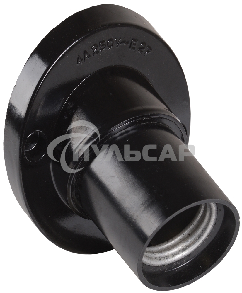 Патрон электрич. E27 Пкб27-04-К31 угловой настенный карболит. черный (с этикет.) ИЭК EPK13-04-01-K01