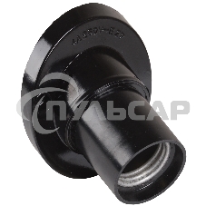 Патрон электрич. E27 Пкб27-04-К31 угловой настенный карболит. черный (с этикет.) ИЭК EPK13-04-01-K01