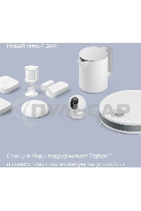 Умная колонка Яндекс Станция Миди, ZigBee, 24Вт, с голосовым ассистентом Алиса на YaGPT, малиновый