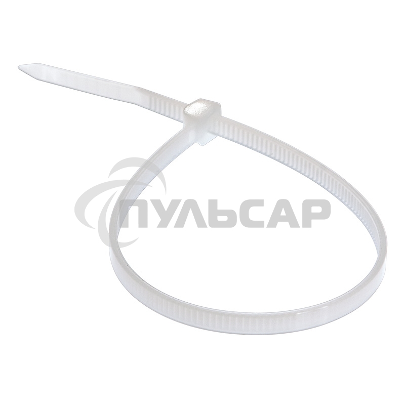 Хомут-стяжка кабельная нейлоновая Rexant 200 x 3,6 мм, белая, упаковка 100 шт.