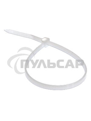 Хомут-стяжка кабельная нейлоновая Rexant 200 x 3,6 мм, белая, упаковка 100 шт.