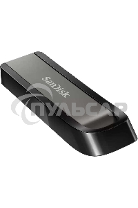 Флешка USB R/W 256 Gb SanDisk CZ810 Extreme GO, USB 3.2, черный