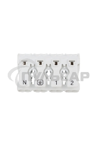 Клемма пружинная соединительная КСП 4-полюсная с монтажными ножками (50 шт./уп.) Rexant