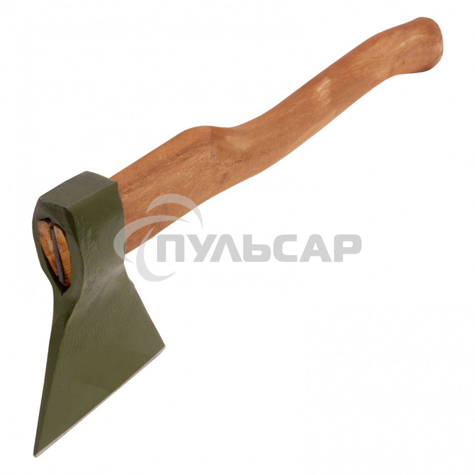 Топор кованный, в сборе, 1200/1550 г, деревянное топорище, 500 мм, Б3 Сибртех