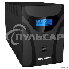 Источник бесперебойного питания Ippon Smart Power Pro II Euro 2200 1200Вт 2200ВА черный