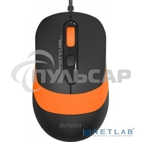 Комплект клавиатура + мышь A4Tech Fstyler F1010 клав:черный/оранжевый мышь:черный/оранжевый USB Multimedia