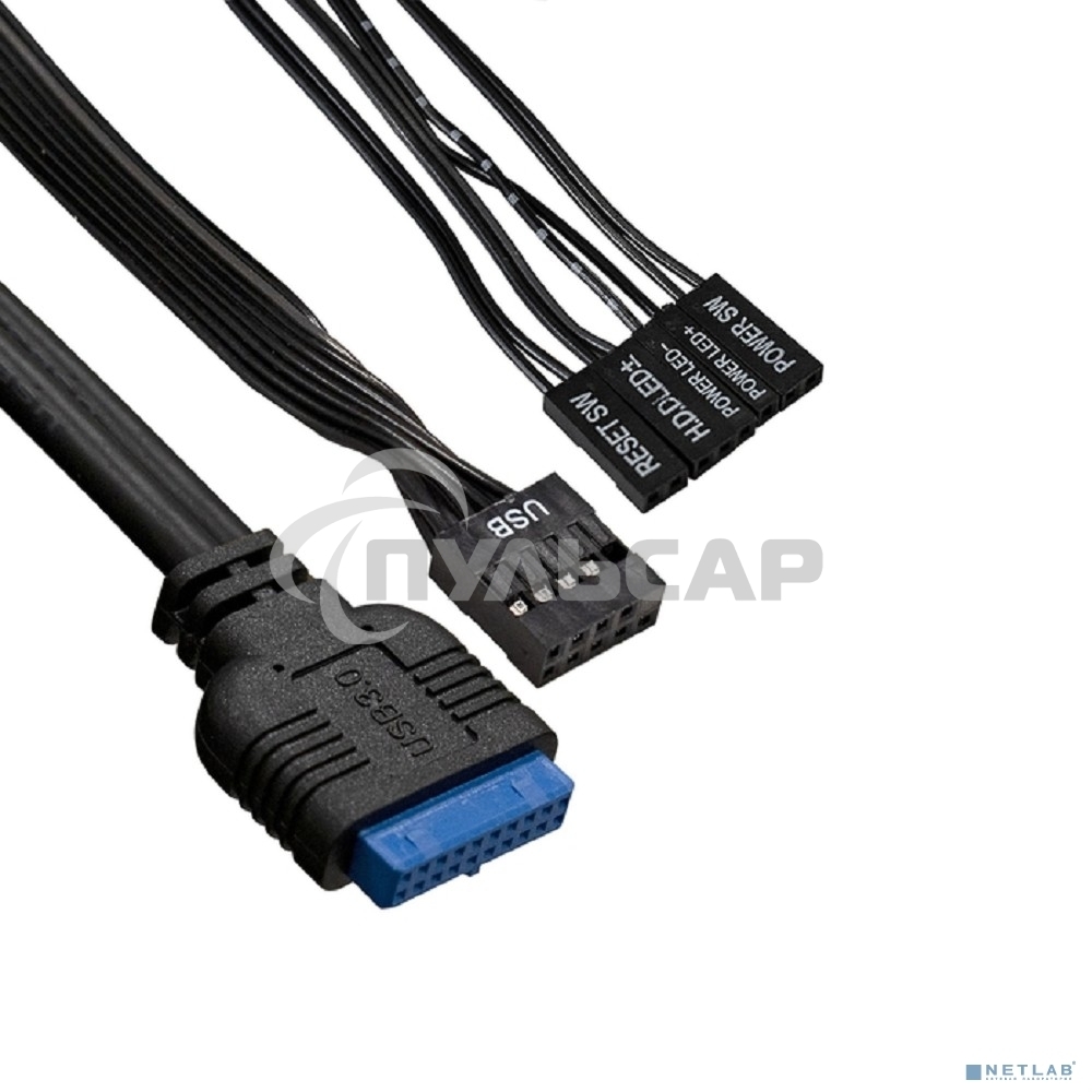 Компьютерный корпус Minitower ExeGate BAA-114U2-AAA450 (mATX, БП AAA450 с вент. 8см, 1*USB+2*USB 3.0, аудио, черный)