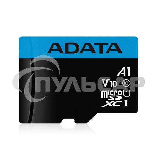 Флеш карта microSD 256Gb ADATA microSDHC Class 10 UHS-I A1 100/25 MB/s (SD адаптер)