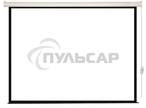 Экран с электроприводом Lumien Eco Control 128x171 см (раб. область 122х165 см) Matte White черная кайма по периметру 4:3