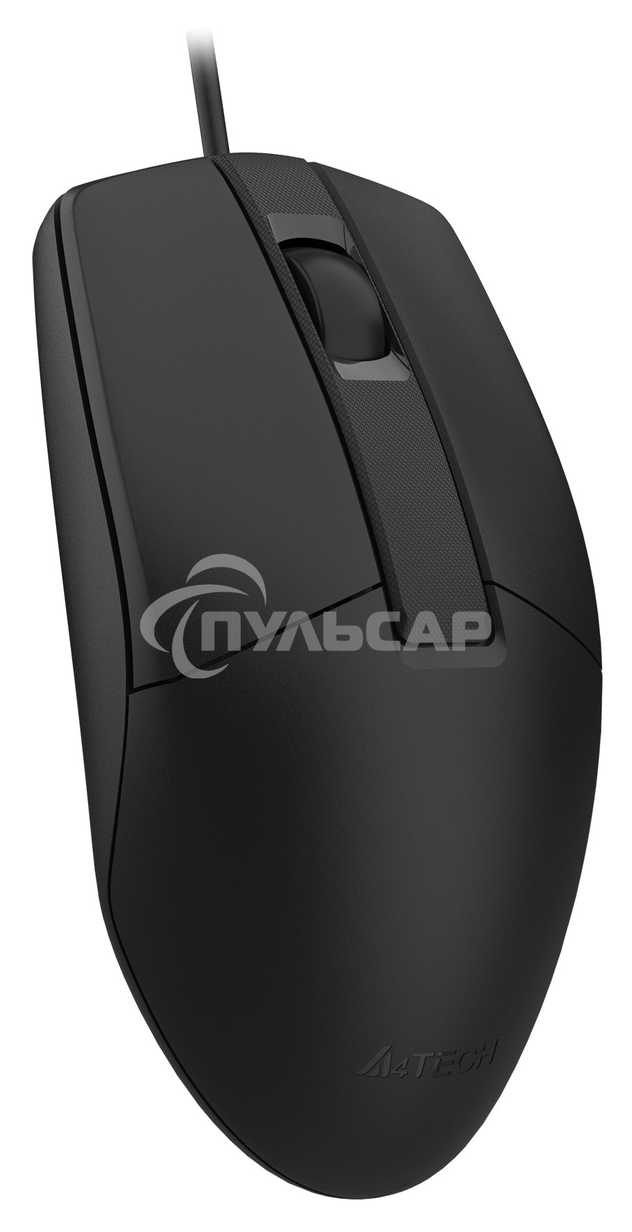 Мышь проводная A4Tech OP-330S черный, 1200 dpi, USB, кнопки - 3